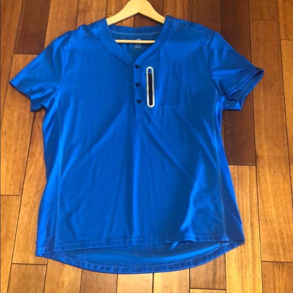 H&M blue sports T-shirt - Picture 1 of 7